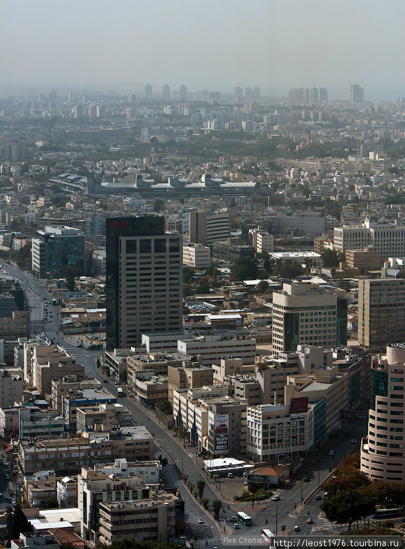 Тель-Авив с высоты птичъего полета Тель-Авив, Израиль