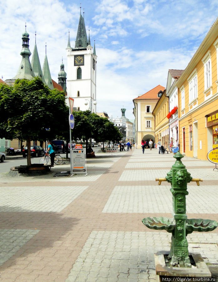 Эта улица приведет на главную площадь города — площадь Мира Литомержице, Чехия