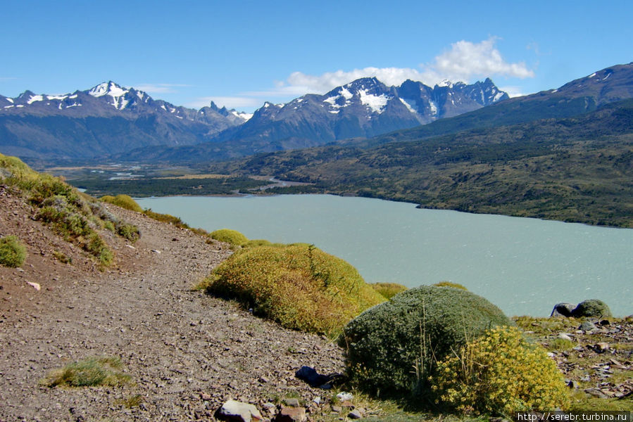 Треккинг в парке Torres Del Paine (день 2) Национальный парк Торрес-дель-Пайне, Чили