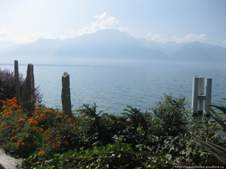Женевское озеро(фр.Lac Leman) Монтрё, Швейцария