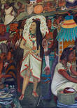 Проститутка. Фреска Диего Риверы, Президентский дворец
