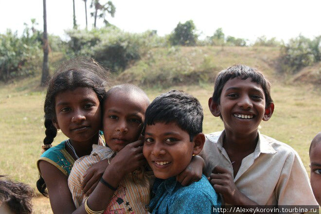 Дорога – люди Штат Андхра-Прадеш, Индия