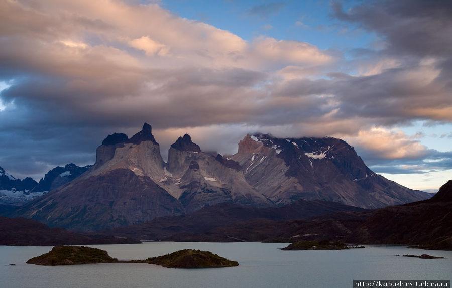 Патагония. Фотографируем Куэрнос с озера Пеое. День второй Национальный парк Торрес-дель-Пайне, Чили