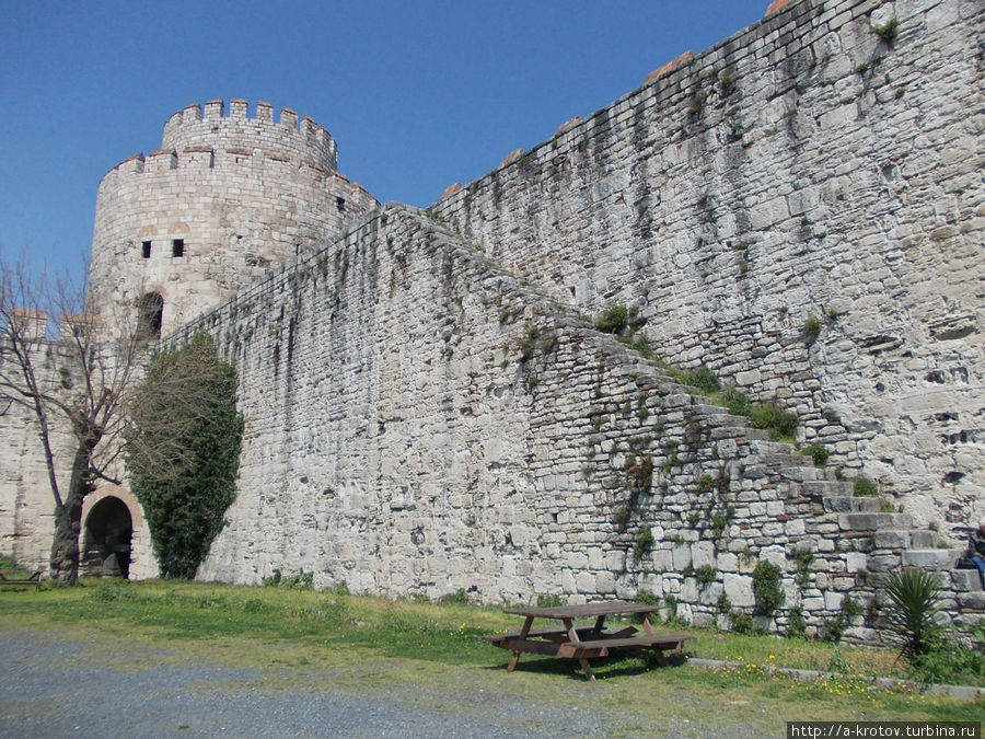 Едикюльская крепость изнутри Стамбул, Турция
