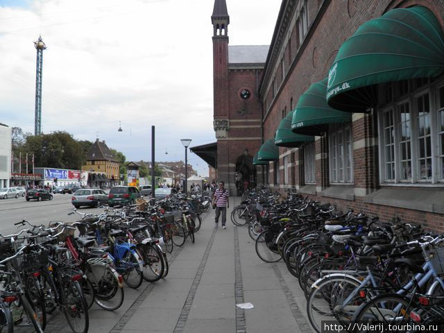 Вокзал Копенгагена – приглашение к путешествию Копенгаген, Дания