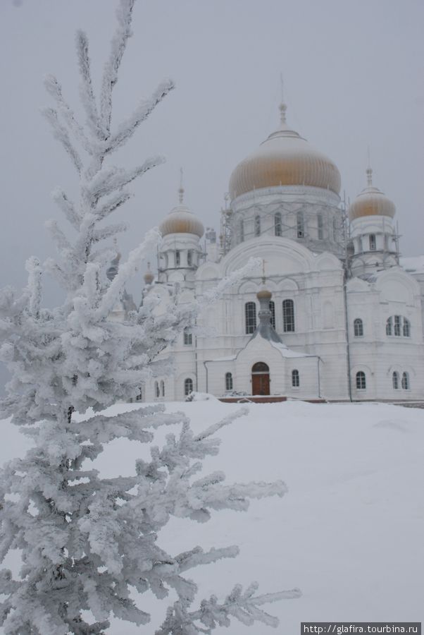 Зима на Белогорье Кунгур, Россия