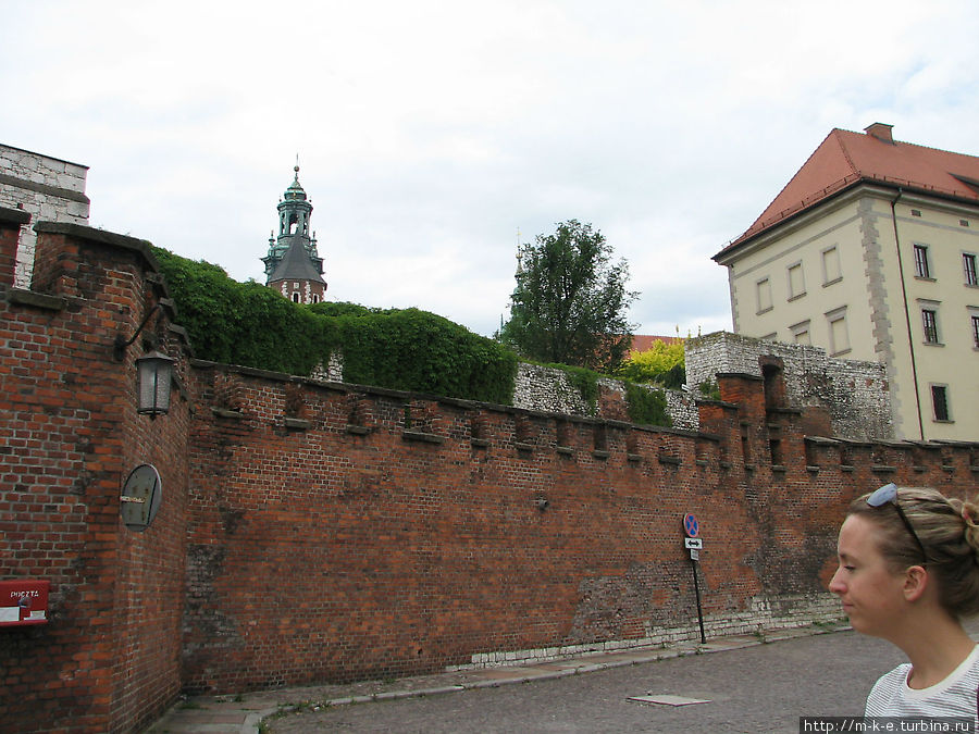 Вид на замок Краков, Польша