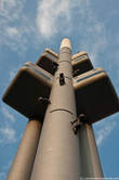 Башня была построена в 1985—1992 годах. Высота — 216 метров, является самым высоким сооружением в Чехии. По виду башня напоминает ракету на пусковой площадке.
Наверху есть обзорная площадка.