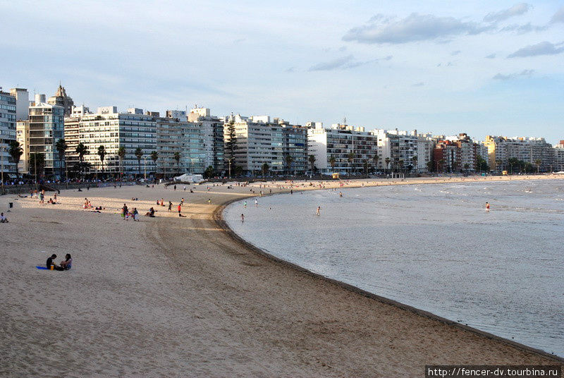 На пляжах Монтевидео Монтевидео, Уругвай