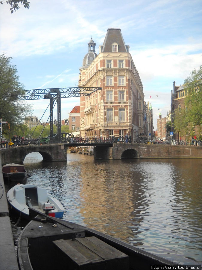 Живописный пейзажик Амстердам, Нидерланды