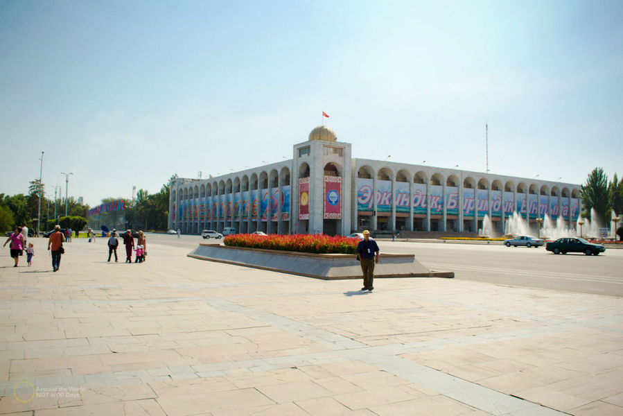 Первый день в средней Азии Бишкек, Киргизия