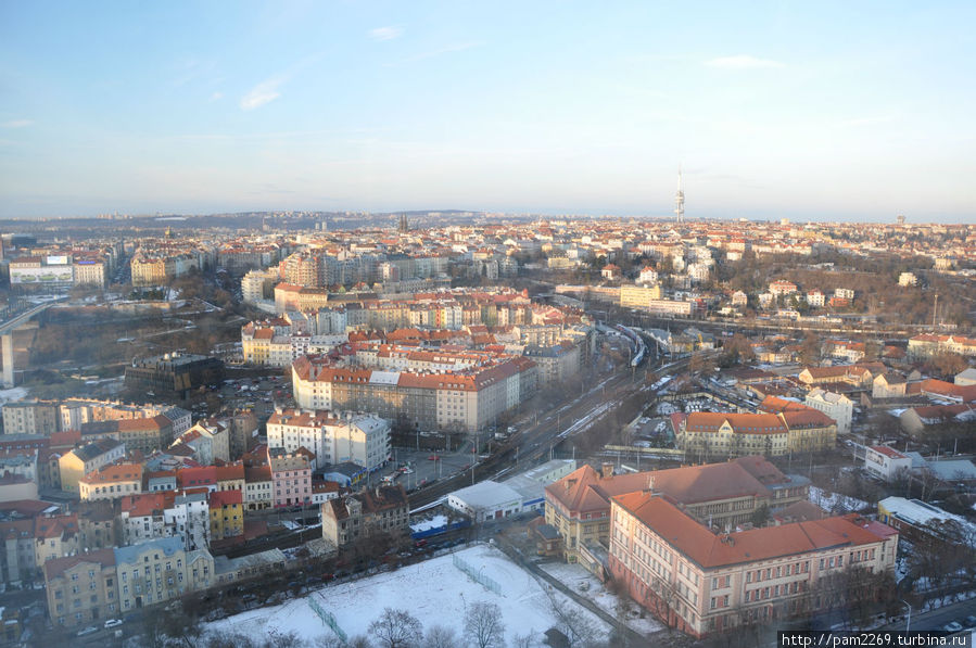 Зимняя Прага. Мне сверху видно... Прага, Чехия