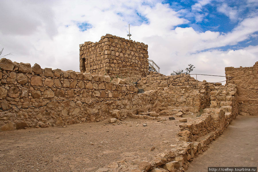 Стены Масада крепость, Израиль