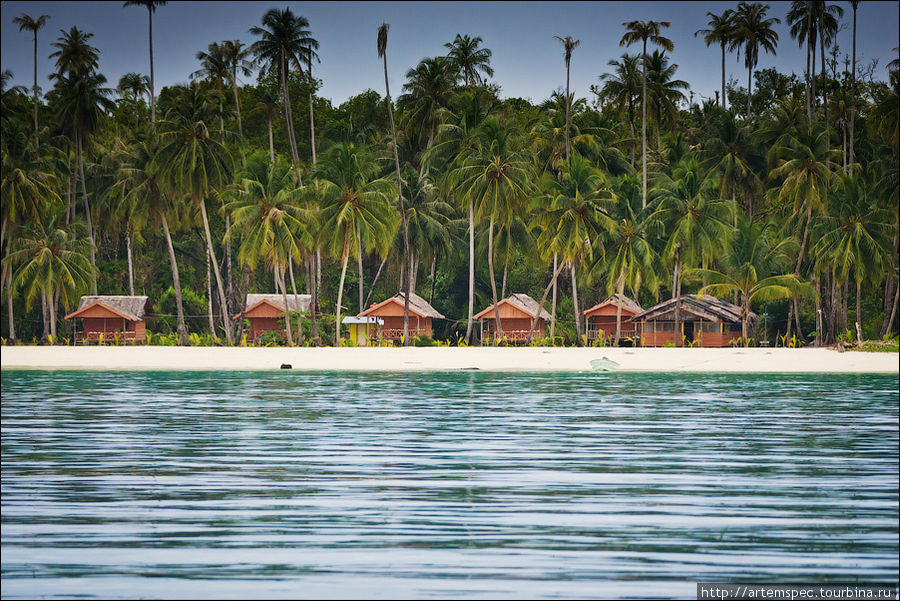 Остров Паламбак расположен в архипелаге Баньяк и имеет окружность около 20 км, и на нем есть только один отель, гарантирующий настоящий VIP-отдых за несколько долларов в сутки. Отель включает в себя 4 двухместных бунгало, построенных в конце 2010 года, а также ресторан с поваром. Отель называется Banyak Island Bungalows, и у него даже есть свой сайт. Суматра, Индонезия