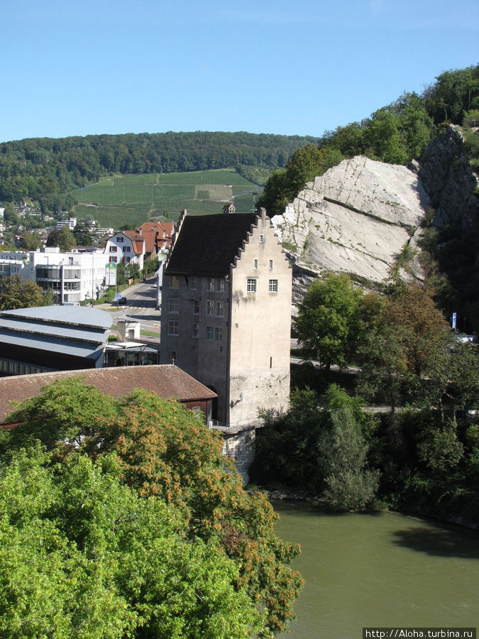 Замок Landvogteischloss. Когда-то графский дом, сегодня Исторический музей и городской архив. Баден, Швейцария