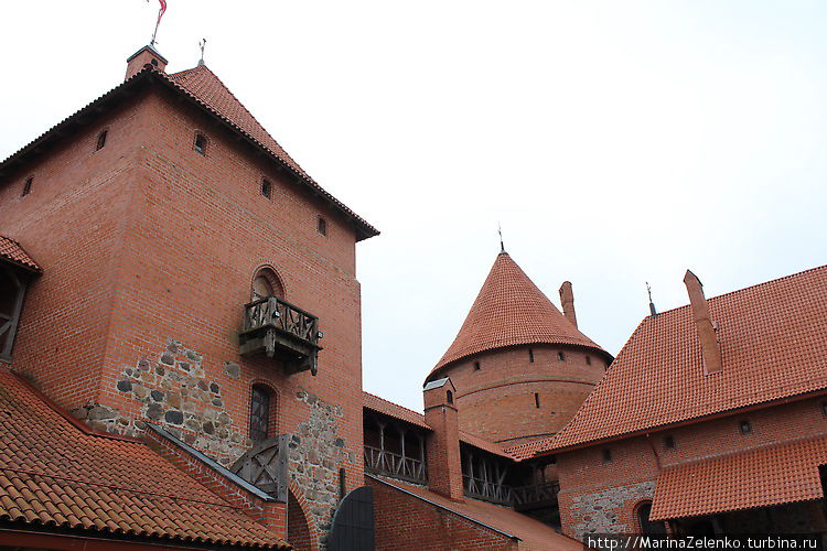 Тракайский замок в будни Тракай, Литва