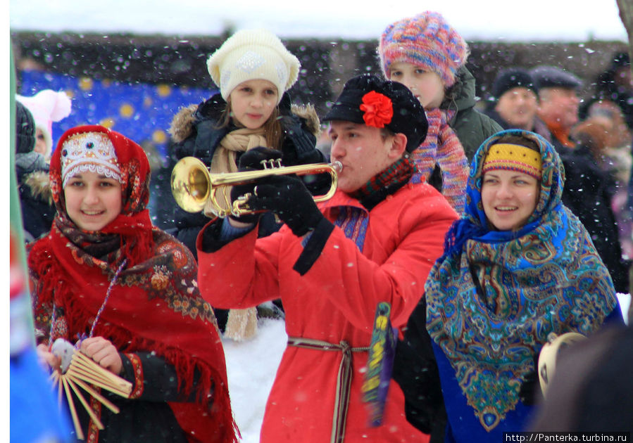 Масленица в Витославицах Великий Новгород, Россия