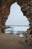 Вид с замка на Лузденские озера