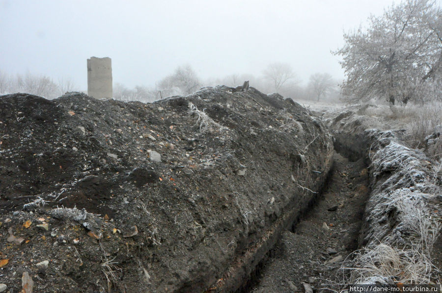 Канава. Вот так ищут уголь нелегальные углекопатели Горловка, Украина