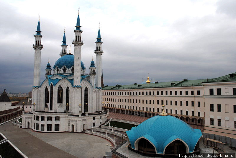 Кул-Шариф со стен Кремля Казань, Россия