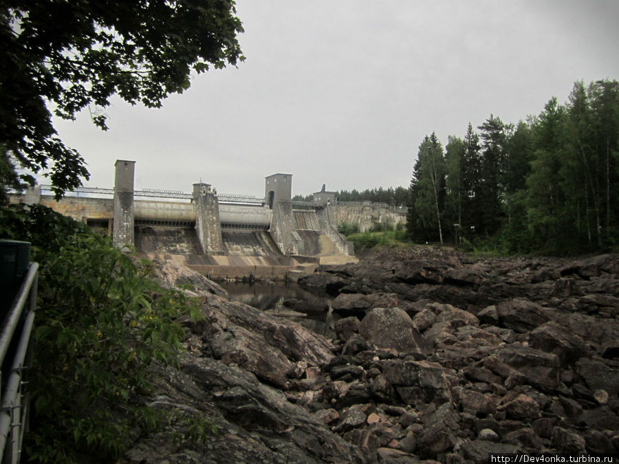 Вот такой водопад без воды Иматра, Финляндия