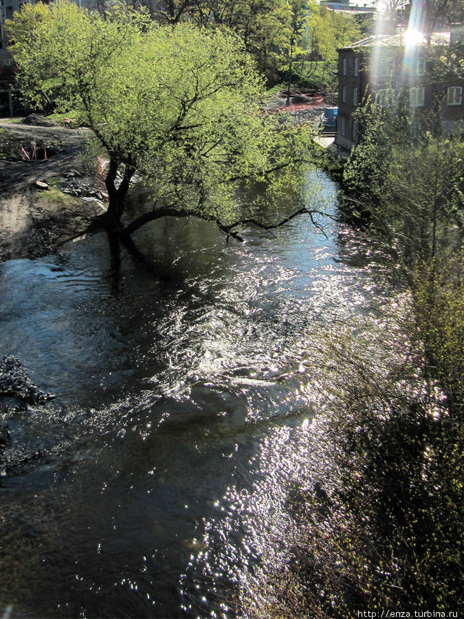 Речка Акерсельва. Осло, Норвегия