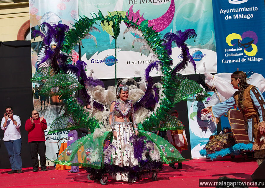 Вот она какая — королева карнавала по версии жюри Малага, Испания