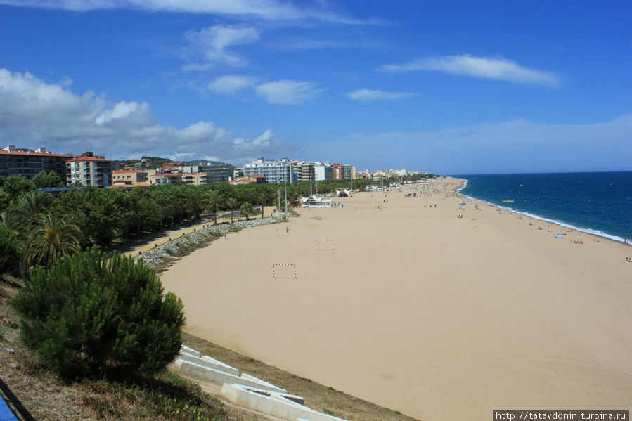 прекрасный вид, прекрасный пляж Калелья, Испания