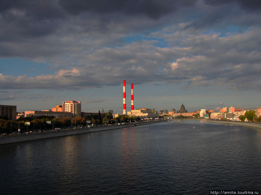 Вид с моста. Москва, Россия