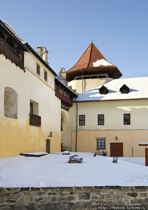 Кежмарский замок зимой Кежмарок, Словакия