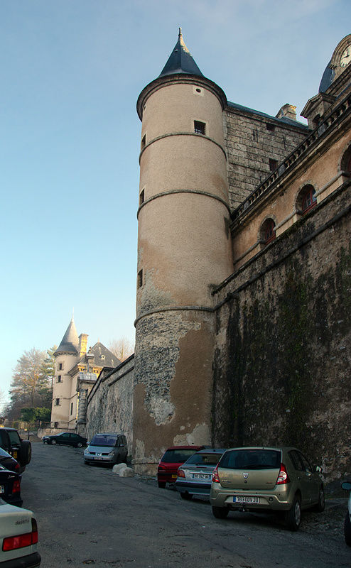 Морозное утро в замке Визий Визий, Франция
