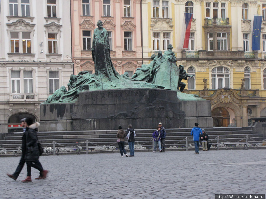 памятник Яну Гусу Прага, Чехия