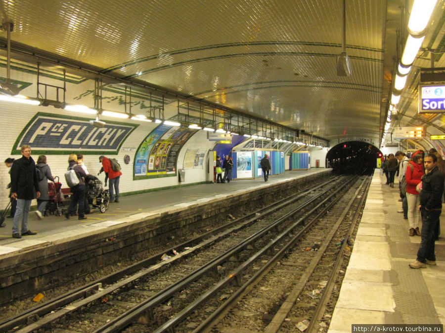 Парижское метро Париж, Франция