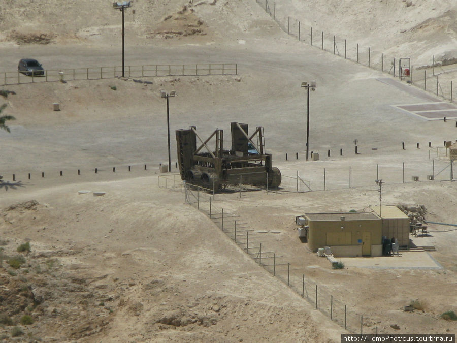 Мертвая крепость над Мертвым морем. Мертвое море, Израиль