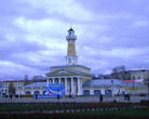 Пожарная каланча на Сусанинской площади — символ Костромы
