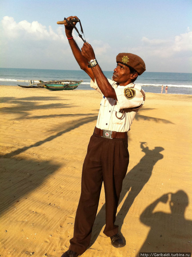 Белый человек... Негомбо, Шри-Ланка