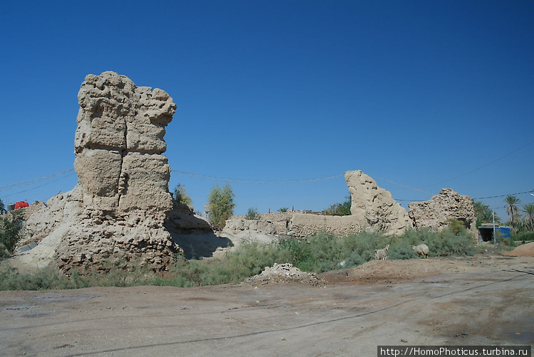 Развалины еврейской крепо