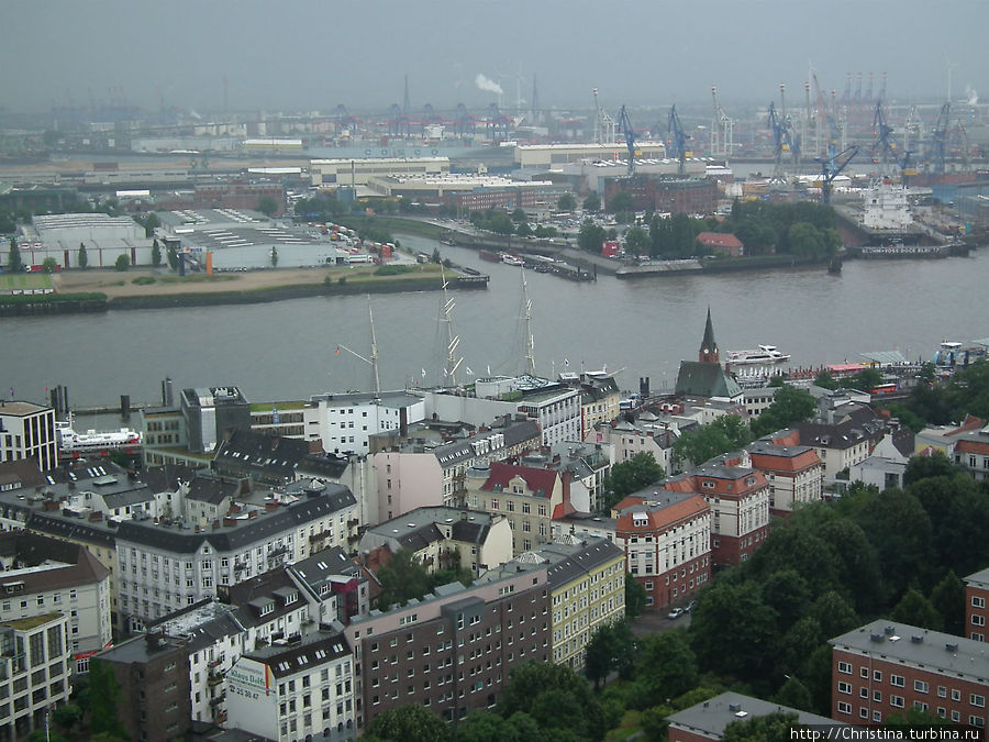 Обзорный  взгляд на Гамбург Гамбург, Германия