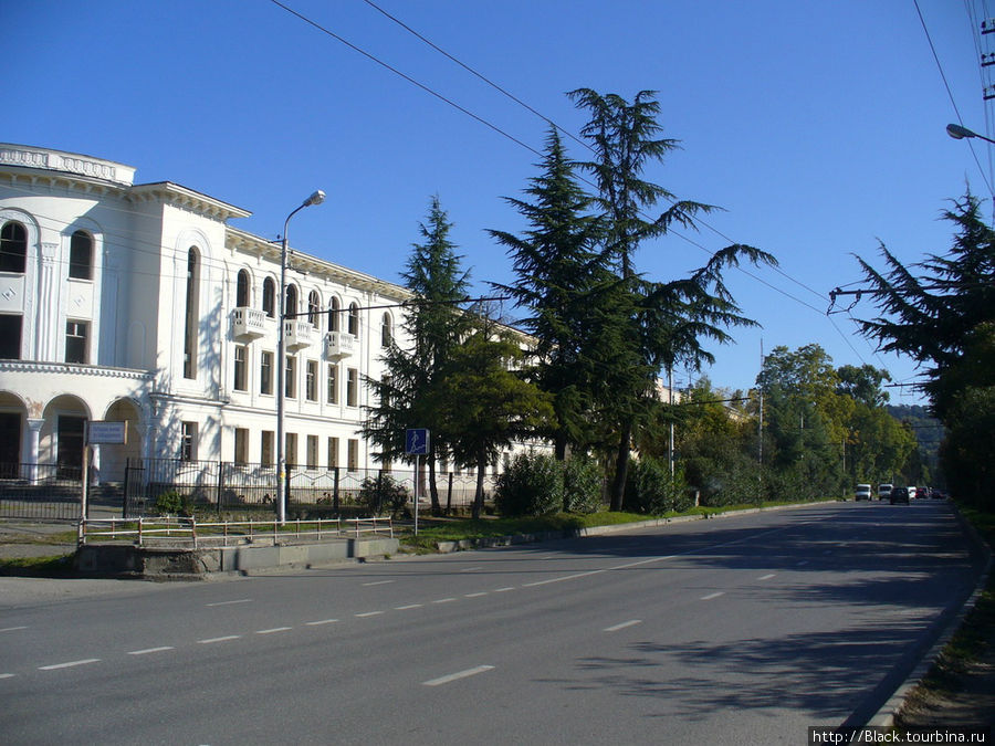 Улица Дзидзария Сухум, Абхазия