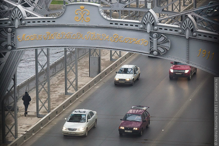 Мост императора Петра Великого Санкт-Петербург, Россия