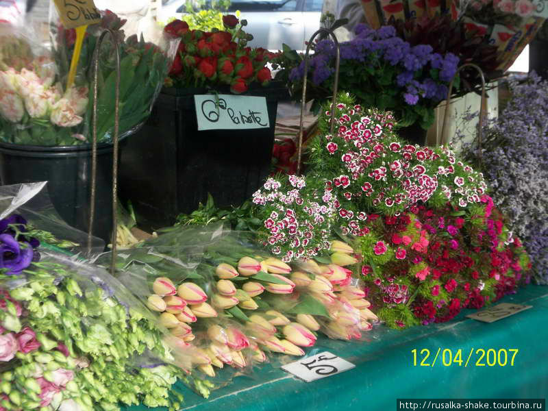 Апрельские цветы и витамины Париж, Франция