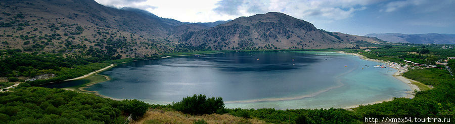 После монастыря мы поехали на единственное пресное озеро на Крите — Курна. Остров Крит, Греция