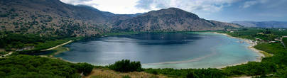 После монастыря мы поехали на единственное пресное озеро на Крите — Курна.