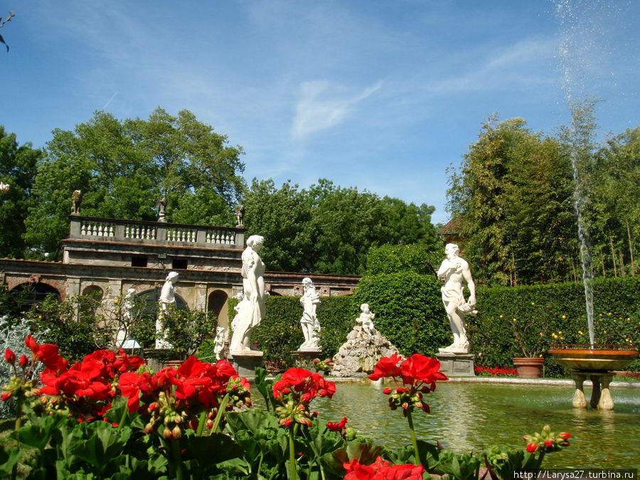 Сад Палаццо Пфаннер Лукка, Италия
