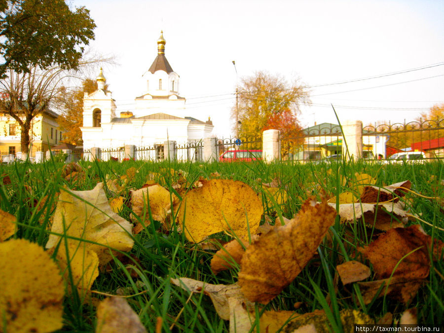 осенняя Церковь Александра Невского Звенигород, Россия