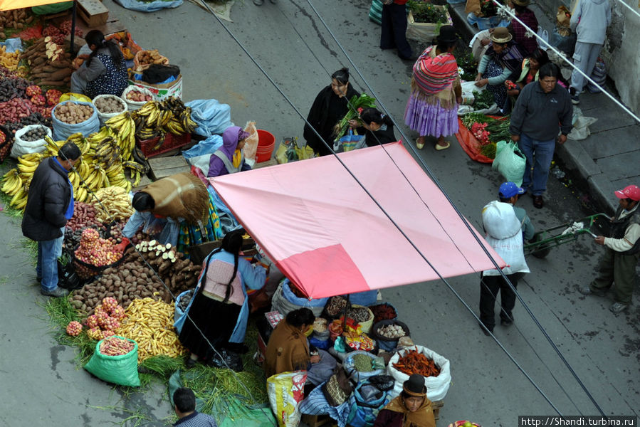 Рынок выходного дня Ла-Пас, Боливия