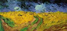 Вороны над пшеничным полем, Ван Гог, 1890г