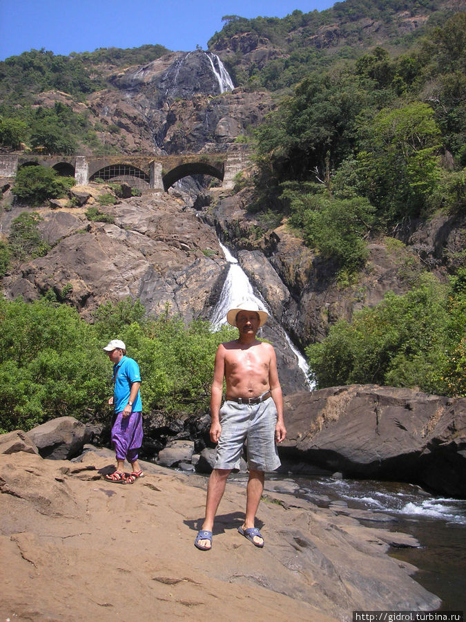 Водопад Дудхсагар. Панаджи, Индия