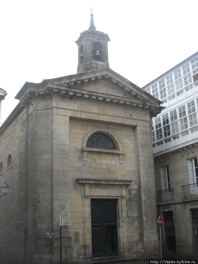 Фасад церкви Сантьяго-де-Компостела, Испания