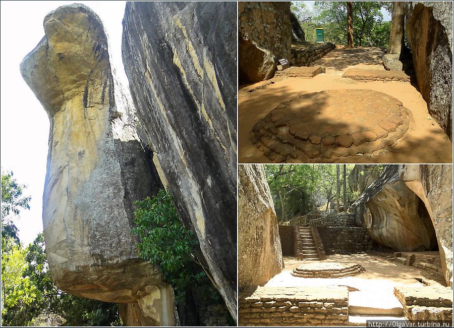 Пещера Капюшон кобры Сигирия, Шри-Ланка